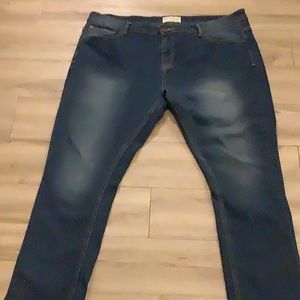 Smith & Mills Men's Stretch Jeans size 42 Worn Navy Hue